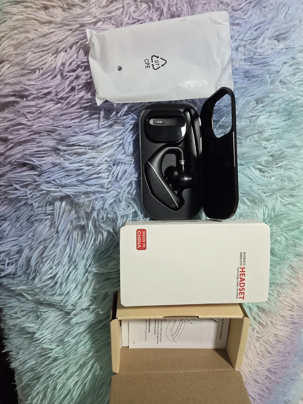 Black Wireless Bluetooth Earbuds with Charging Case - Comfort Fit